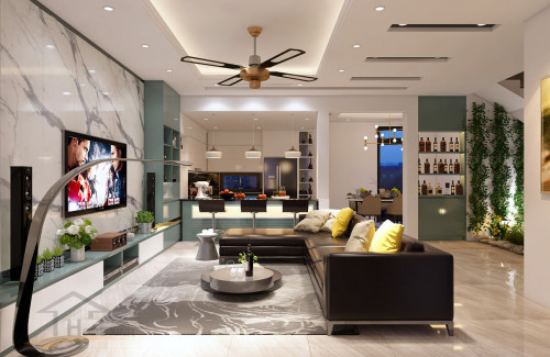 Thiết kế nội thất phòng ngủ Nhà liền kề dự án Monbay